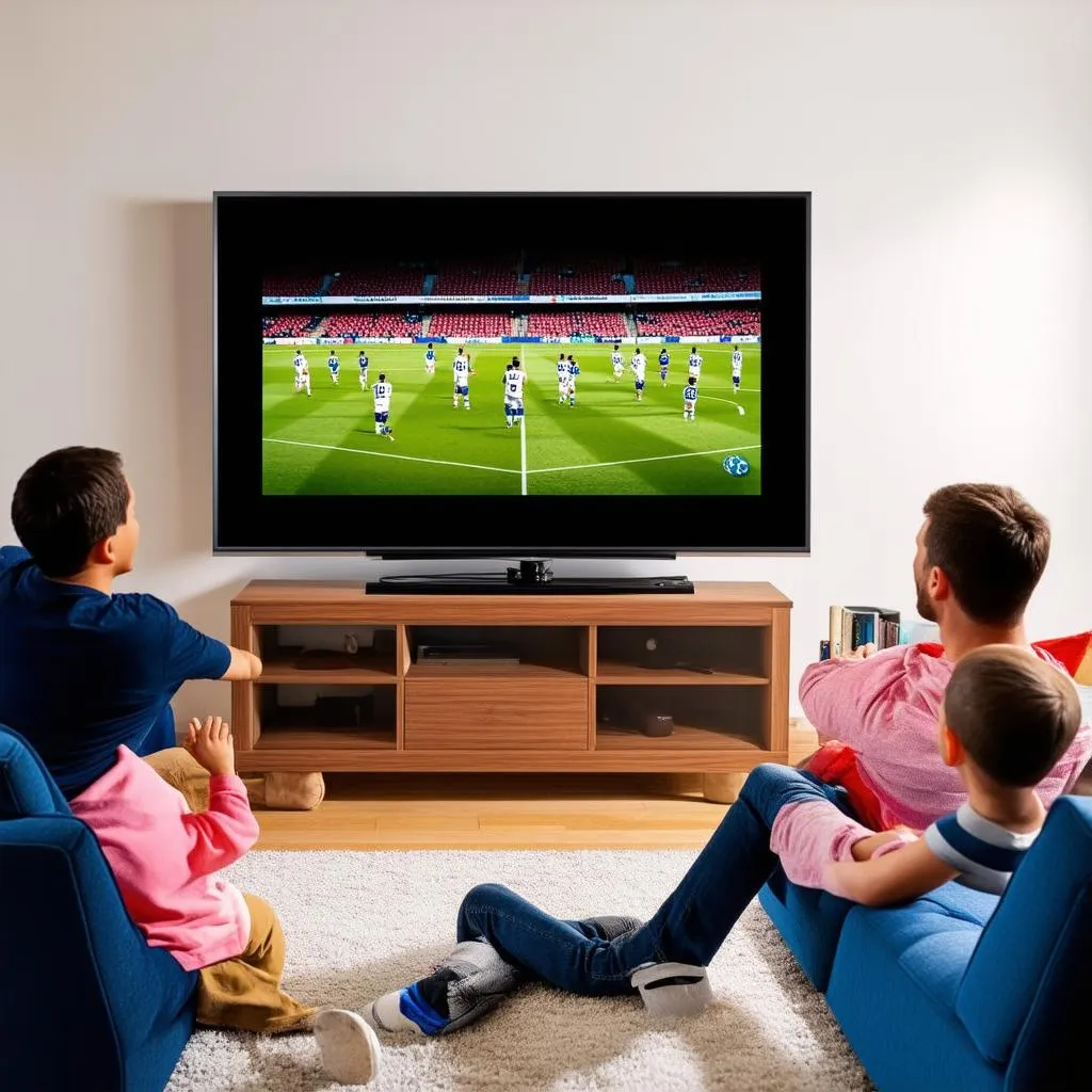 Bóng đá trực tuyến trên TV