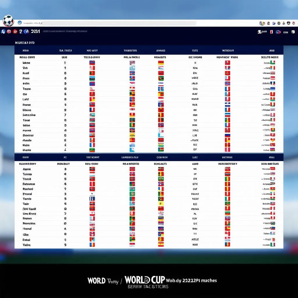 Kết quả bóng đá World Cup tối nay