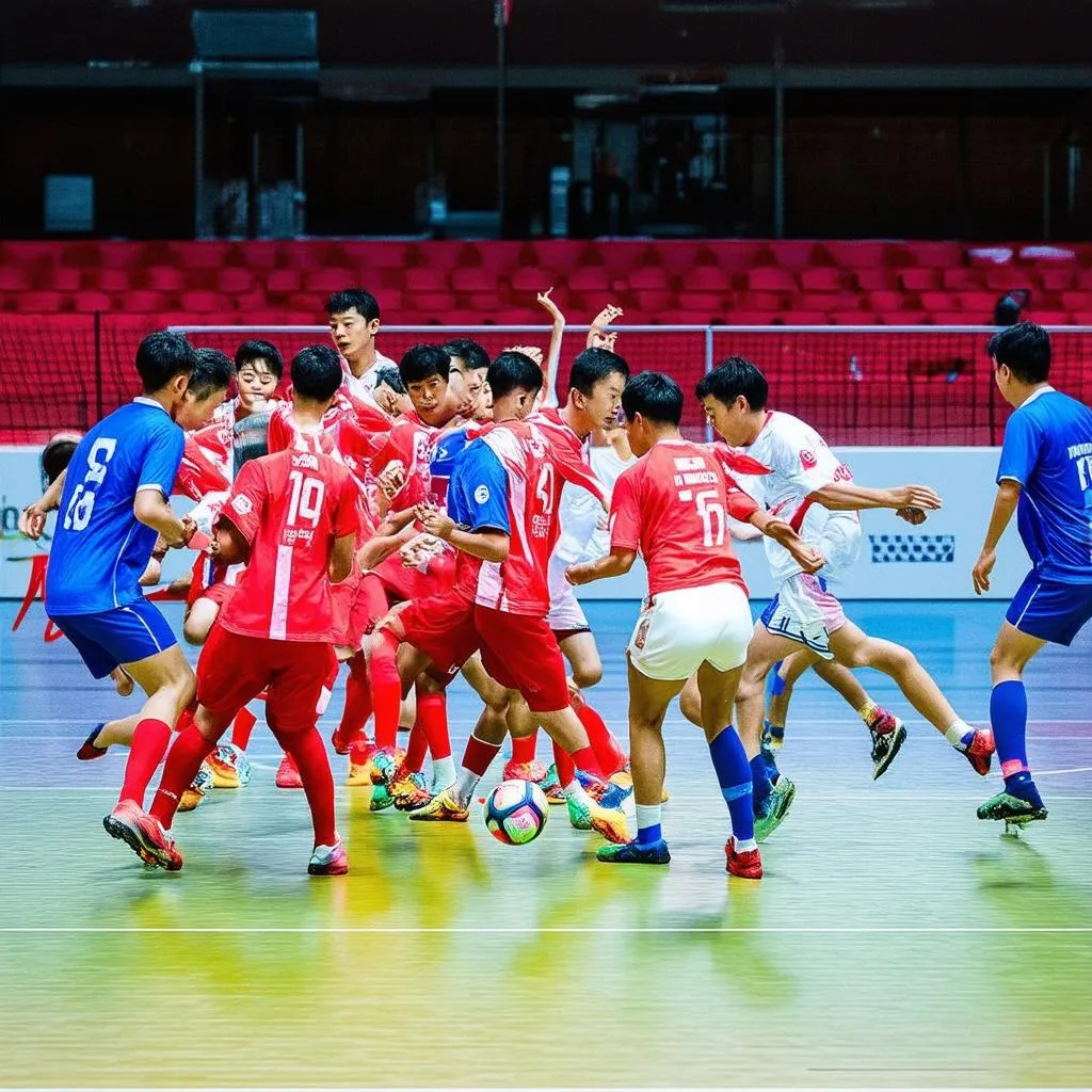 Pha bóng ấn tượng futsal châu á