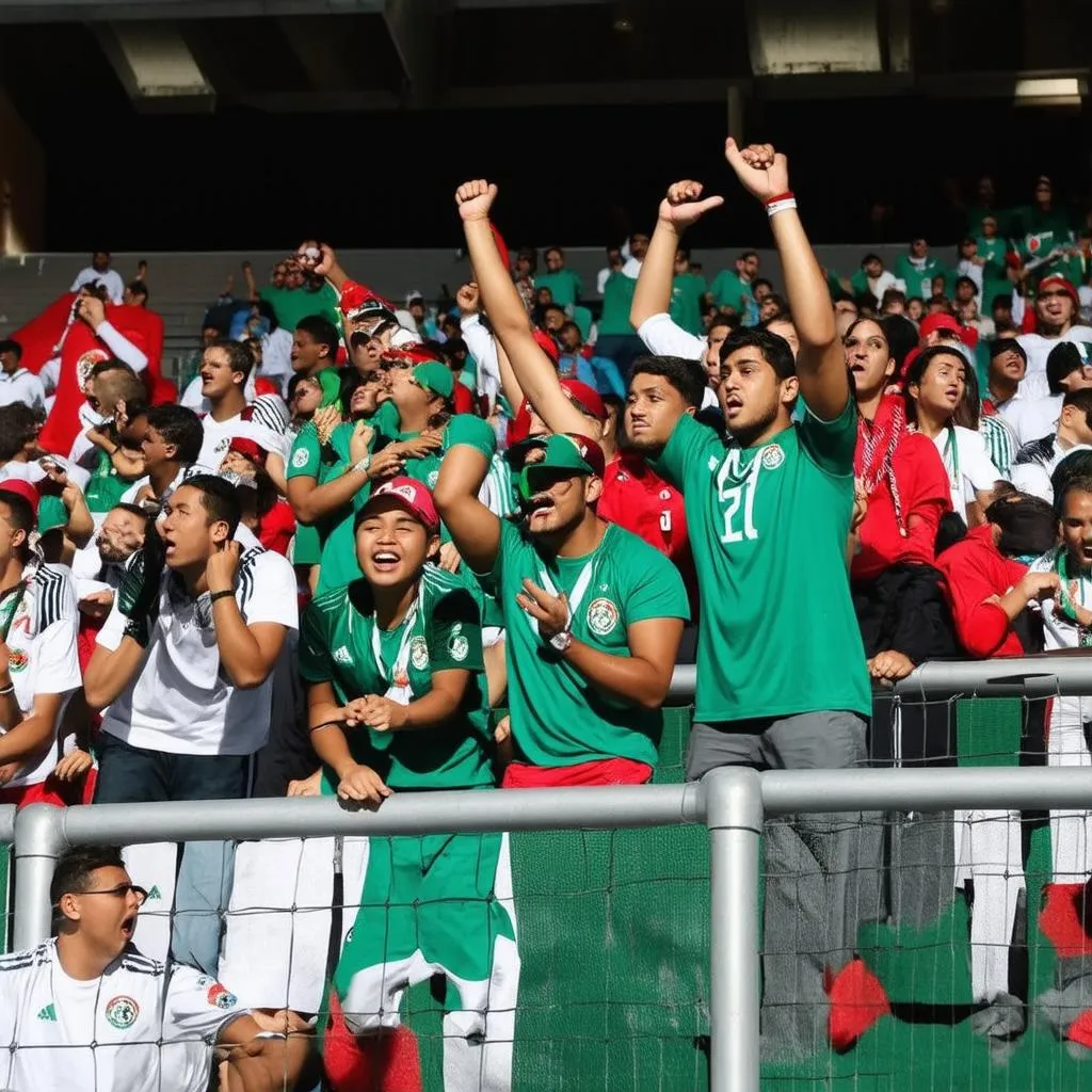 Cổ động viên U17 Mexico