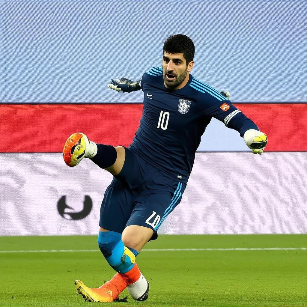 Beiranvand thi đấu tại World Cup 2018