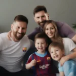 Gia đình Messi hạnh phúc