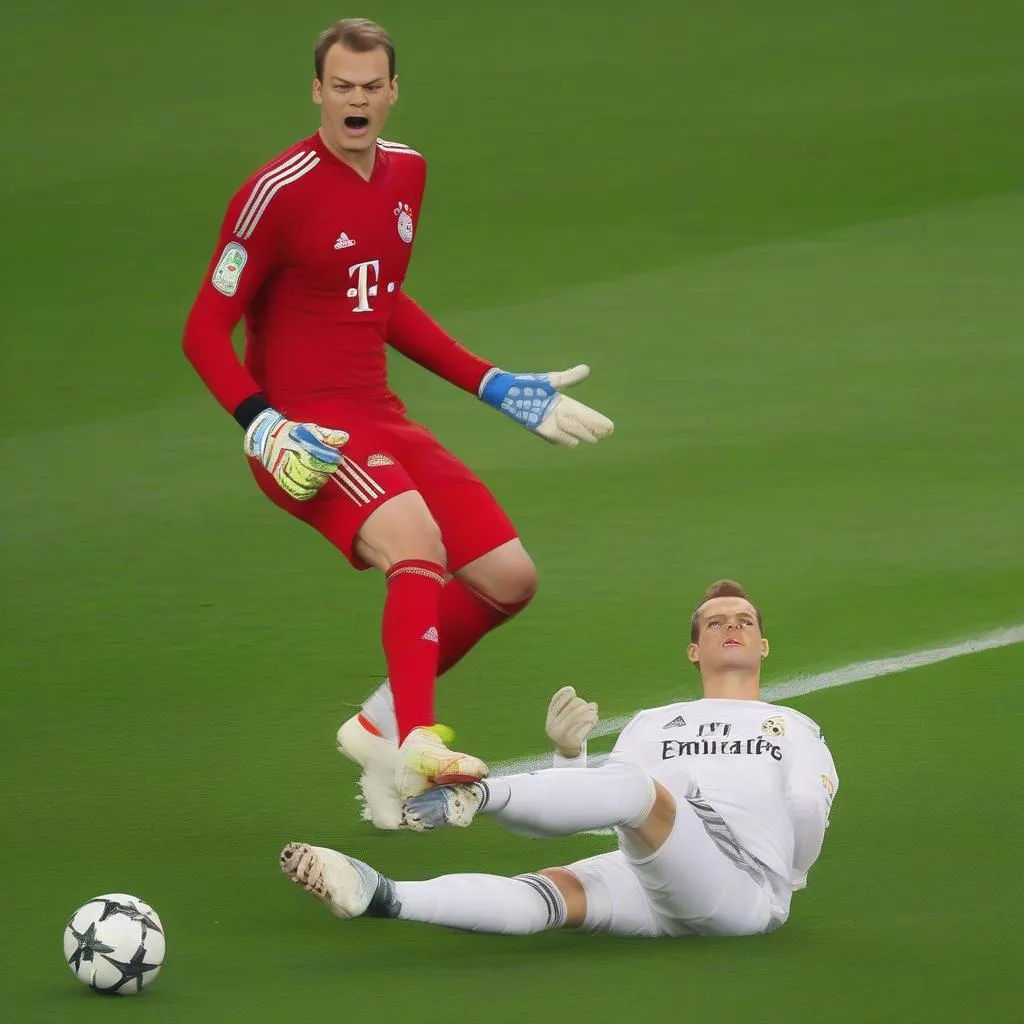 Neuer sai lầm Real Madrid