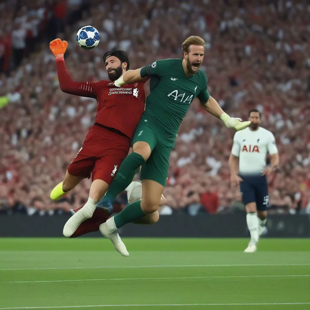 Alisson Becker cứu thua trong trận chung kết Champions League năm 2019