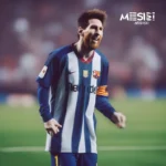 Hình ảnh chế hài Messi đá bóng