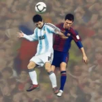 Hình ảnh Messi và Ronaldo được sử dụng làm hình nền cho nhiều bạn trẻ