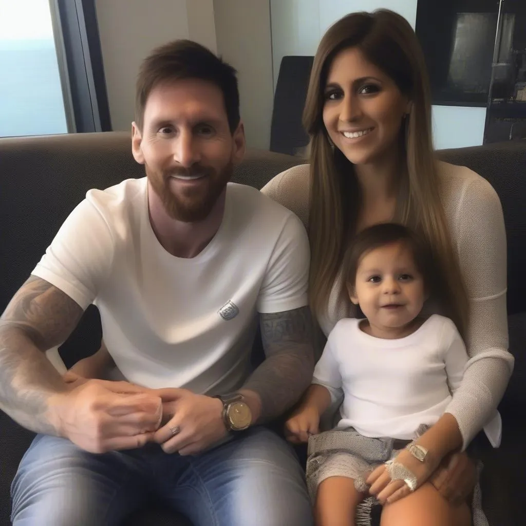 Messi và Antonela