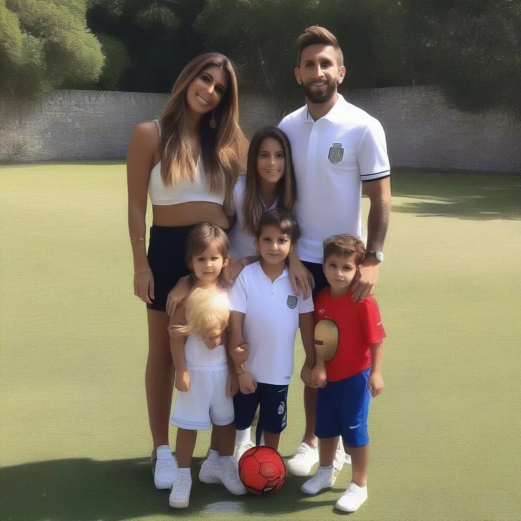 Antonela Roccuzzo và con cái