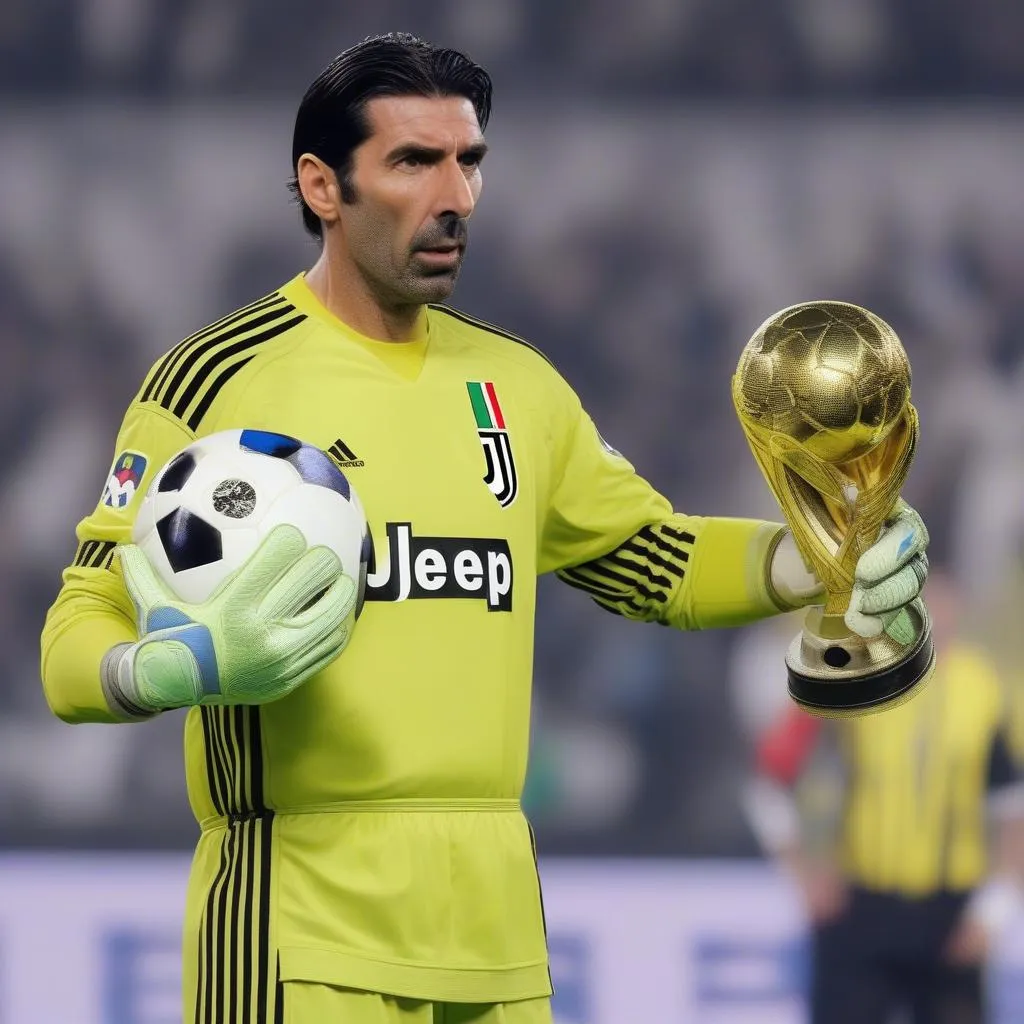 Áo thủ môn Buffon Juventus: Hành trình vĩ đại