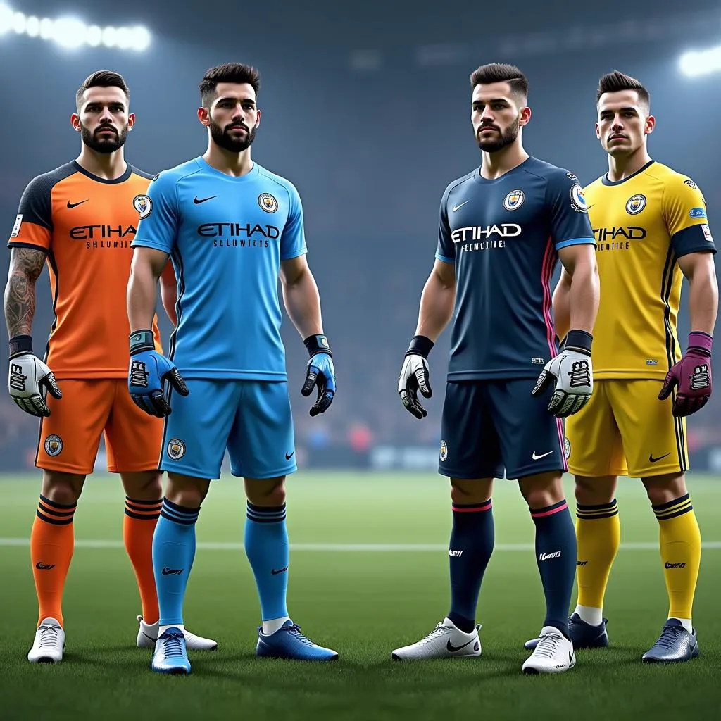 Áo thủ môn Manchester City trong Dream League Soccer