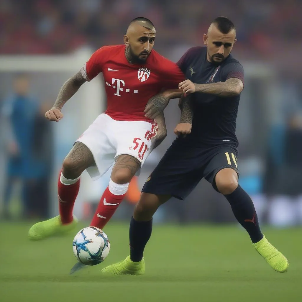 Arturo Vidal, Chiến binh, tinh thần chiến đấu, sức mạnh, quyết tâm, không khuất phục