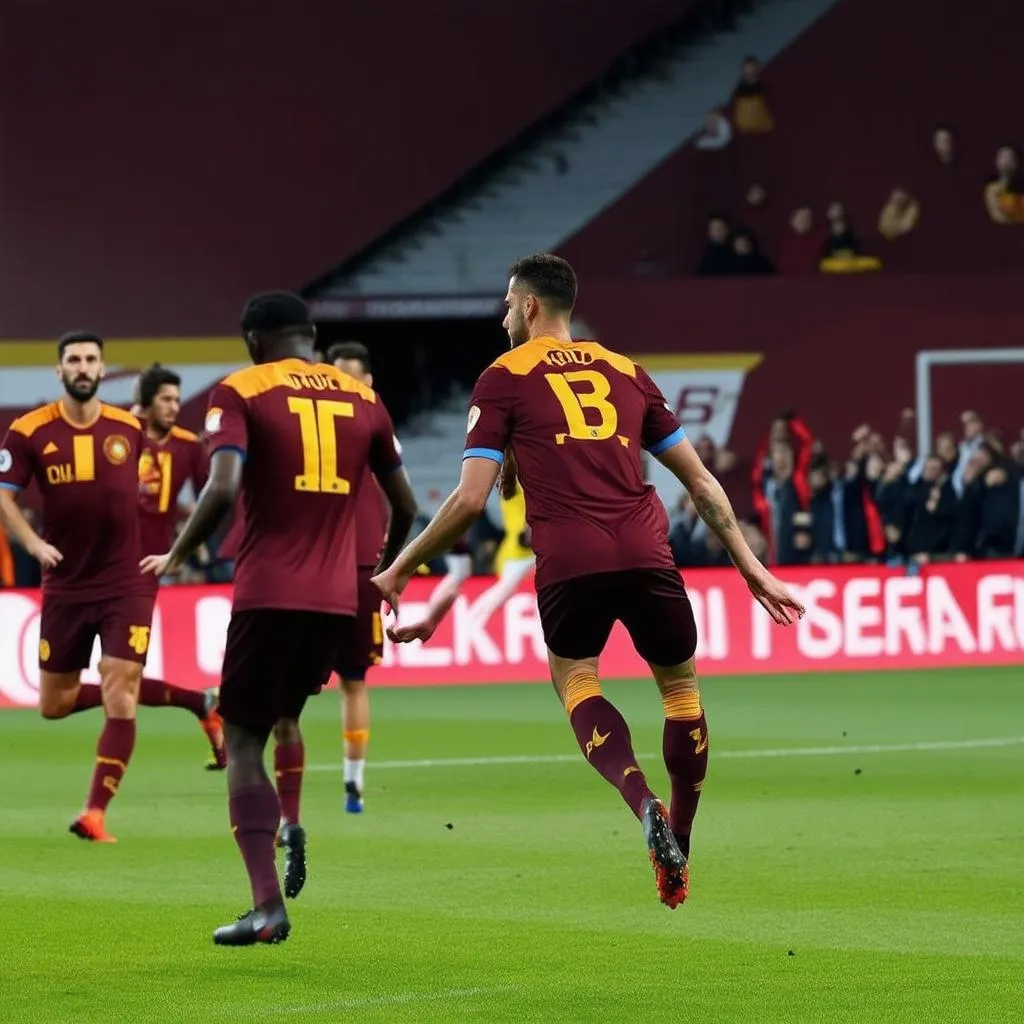 as roma trận đấu