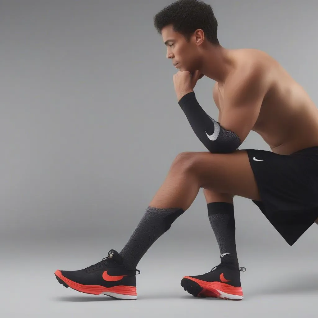 Bảo vệ đầu gối Nike Pro Compression