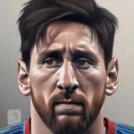 Messi buồn bã