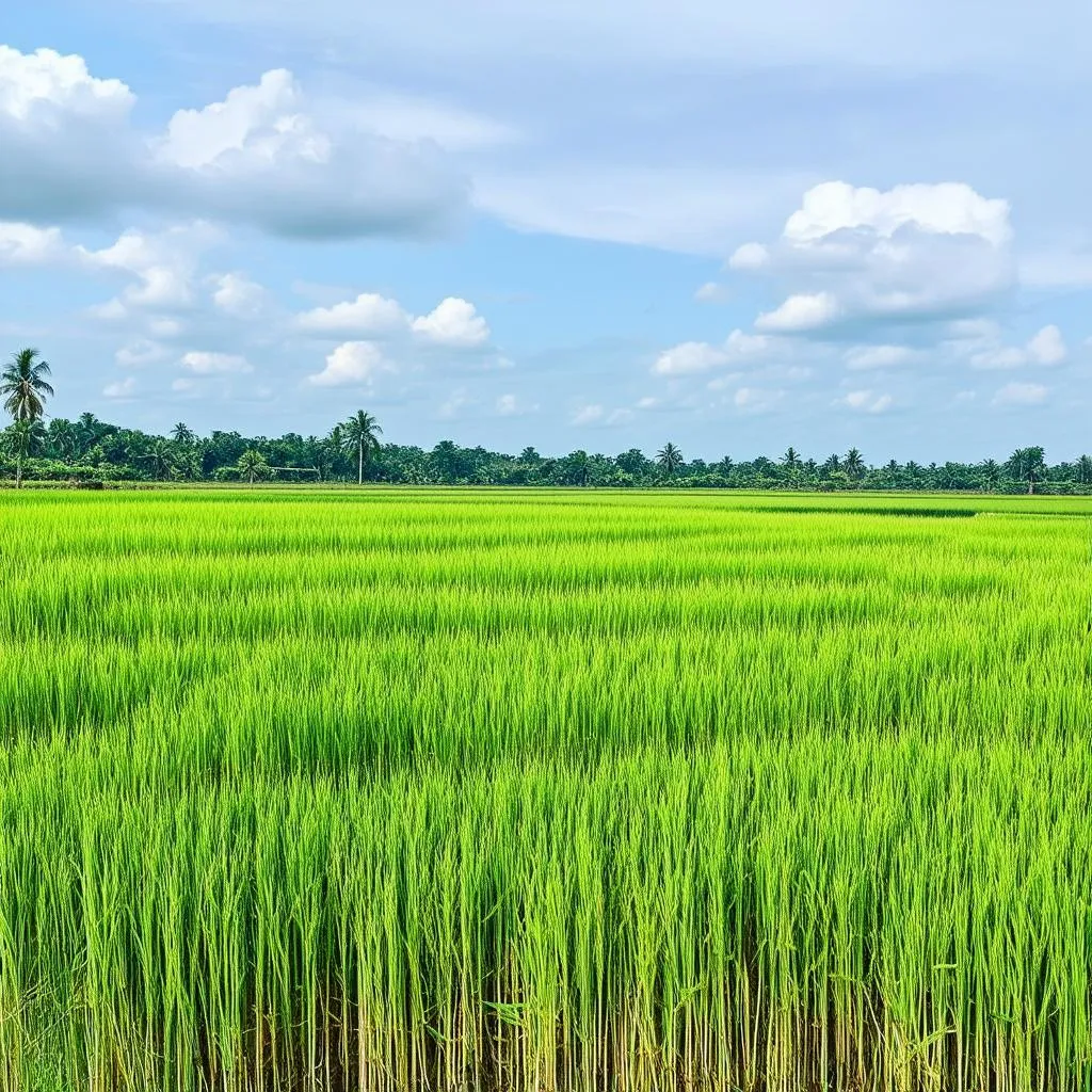 Cánh đồng lúa Uthai Thani