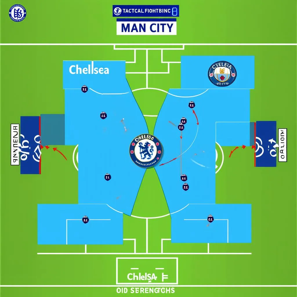 Chiến thuật của Chelsea và Man City