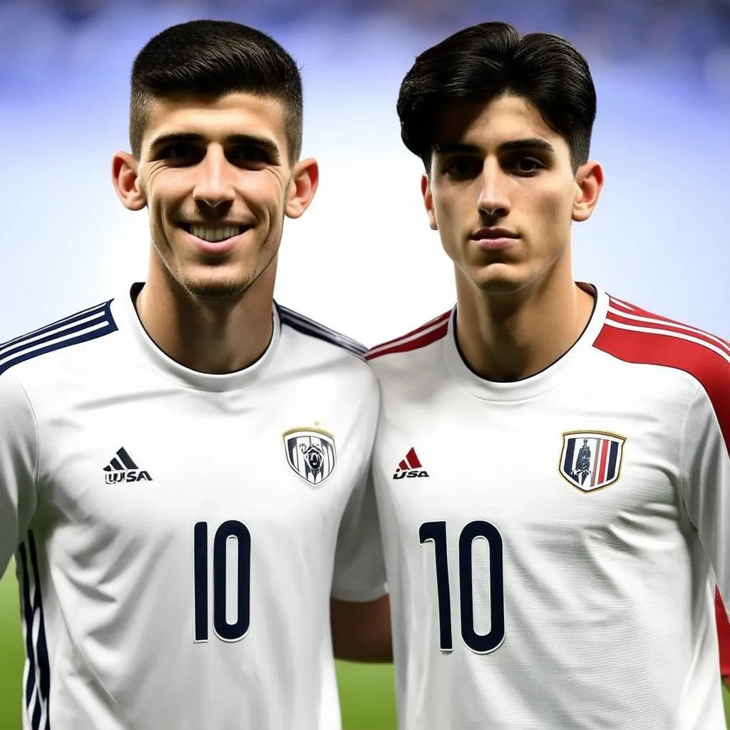 Christian Pulisic và Sardar Azmoun