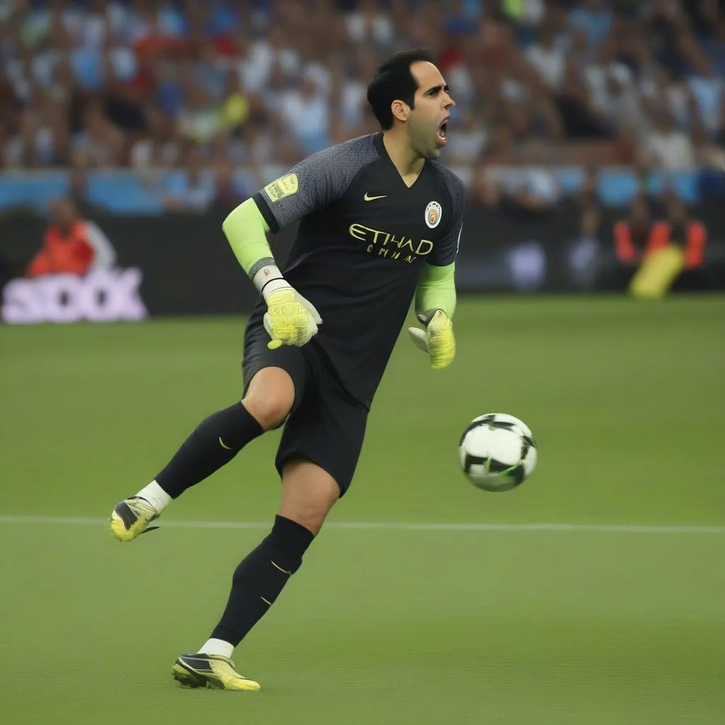 Claudio Bravo, thủ môn Man City 2016