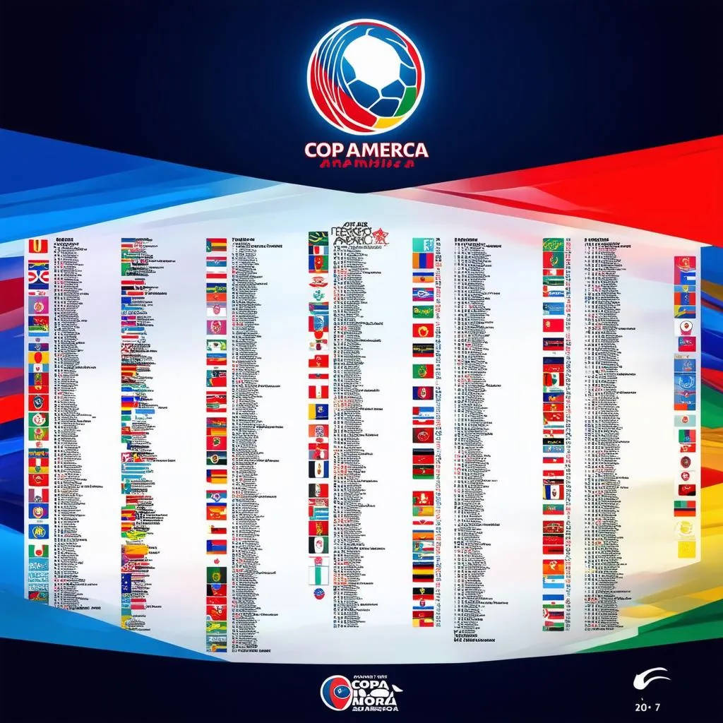 Lịch thi đấu Copa America