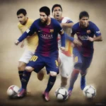 Bộ ba tấn công "MSN" gồm Messi, Suarez và Neymar