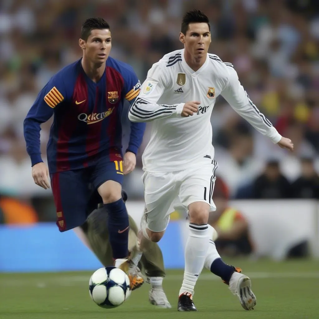 CR7 và Messi cùng đội bóng, trận đấu