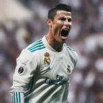 Ronaldo ăn mừng bàn thắng