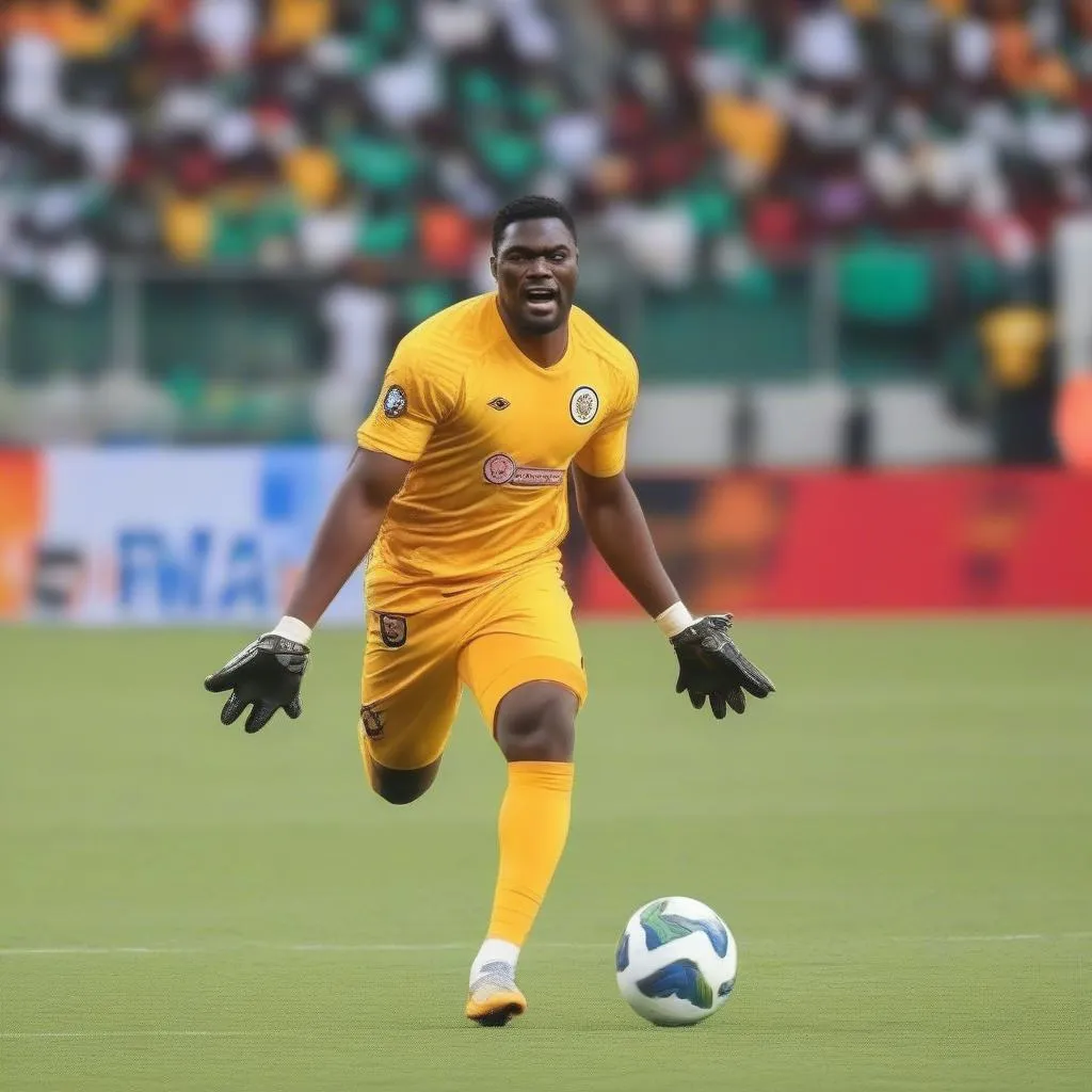 Daniel Akpeyi, thủ môn Nigeria 2018