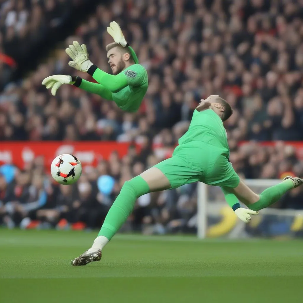 David De Gea bay người cứu thua