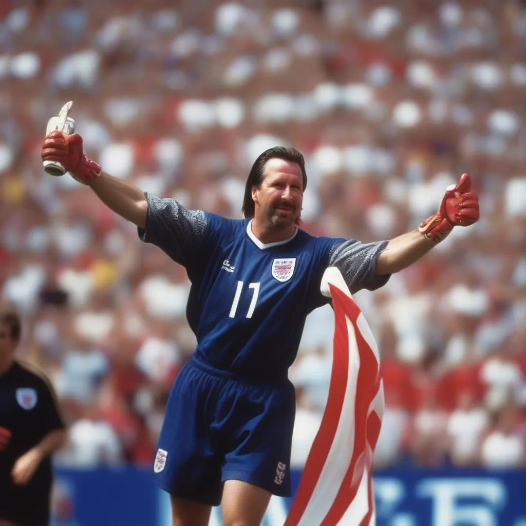 David Seaman in England's jersey