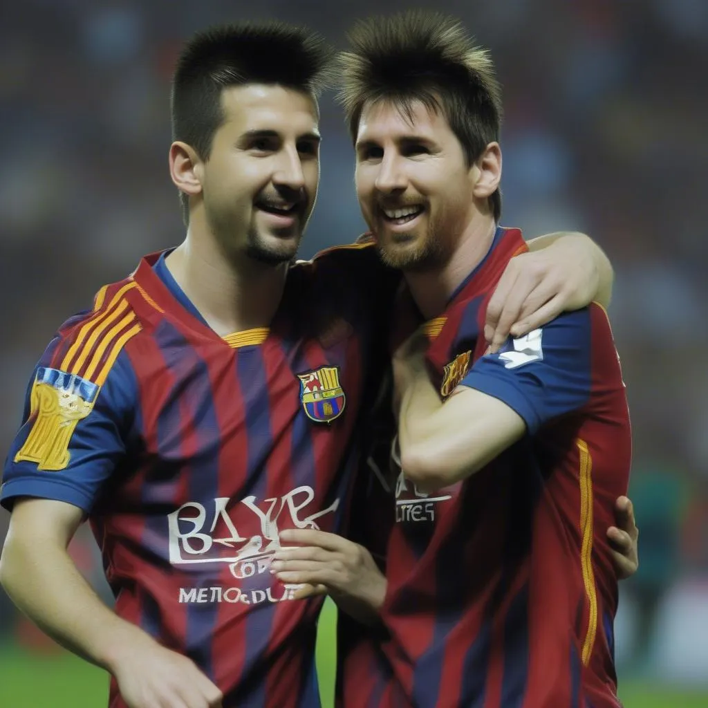 David Villa, Lionel Messi tại Barcelona, đội tuyển quốc gia