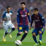 Bộ ba tấn công Messi, Neymar, Suarez của Barcelona