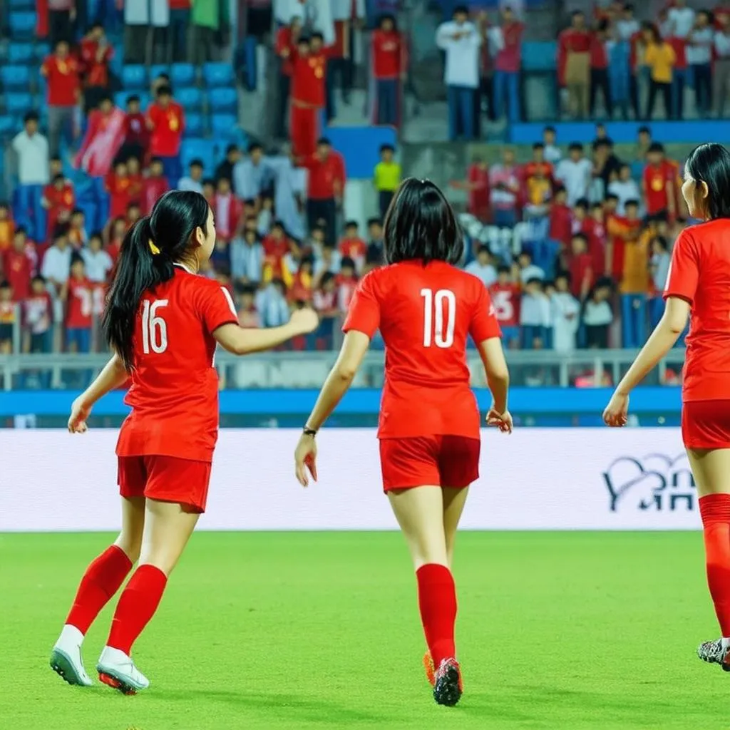 Đội tuyển nữ Việt Nam thi đấu tại vòng loại World Cup