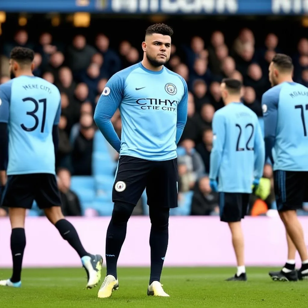 Ederson Moraes training