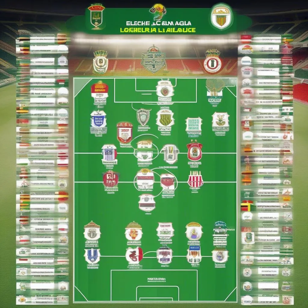 Lịch thi đấu La Liga của Elche