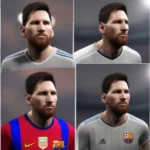 Hình ảnh Messi trong PES 2020 sau khi cài mod