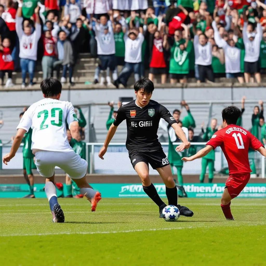 FC Gifu thi đấu