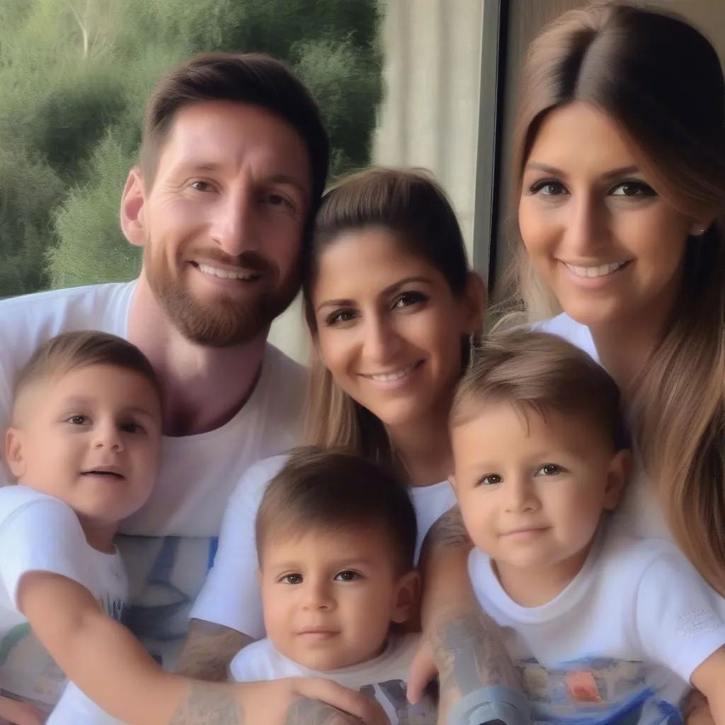 Gia đình hạnh phúc của Leo Messi và Antonella Roccuzzo