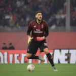 Gianluigi Donnarumma trong trận đấu cho AC Milan