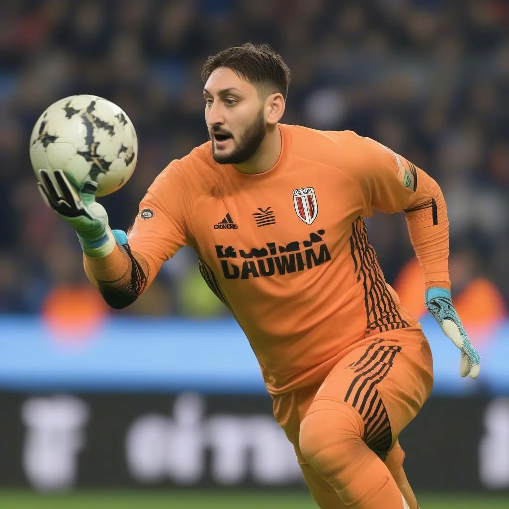 Gianluigi Donnarumma dự đoán hướng bóng