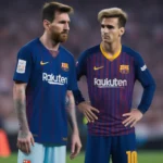 Griezmann và Messi cùng khoác áo Barca