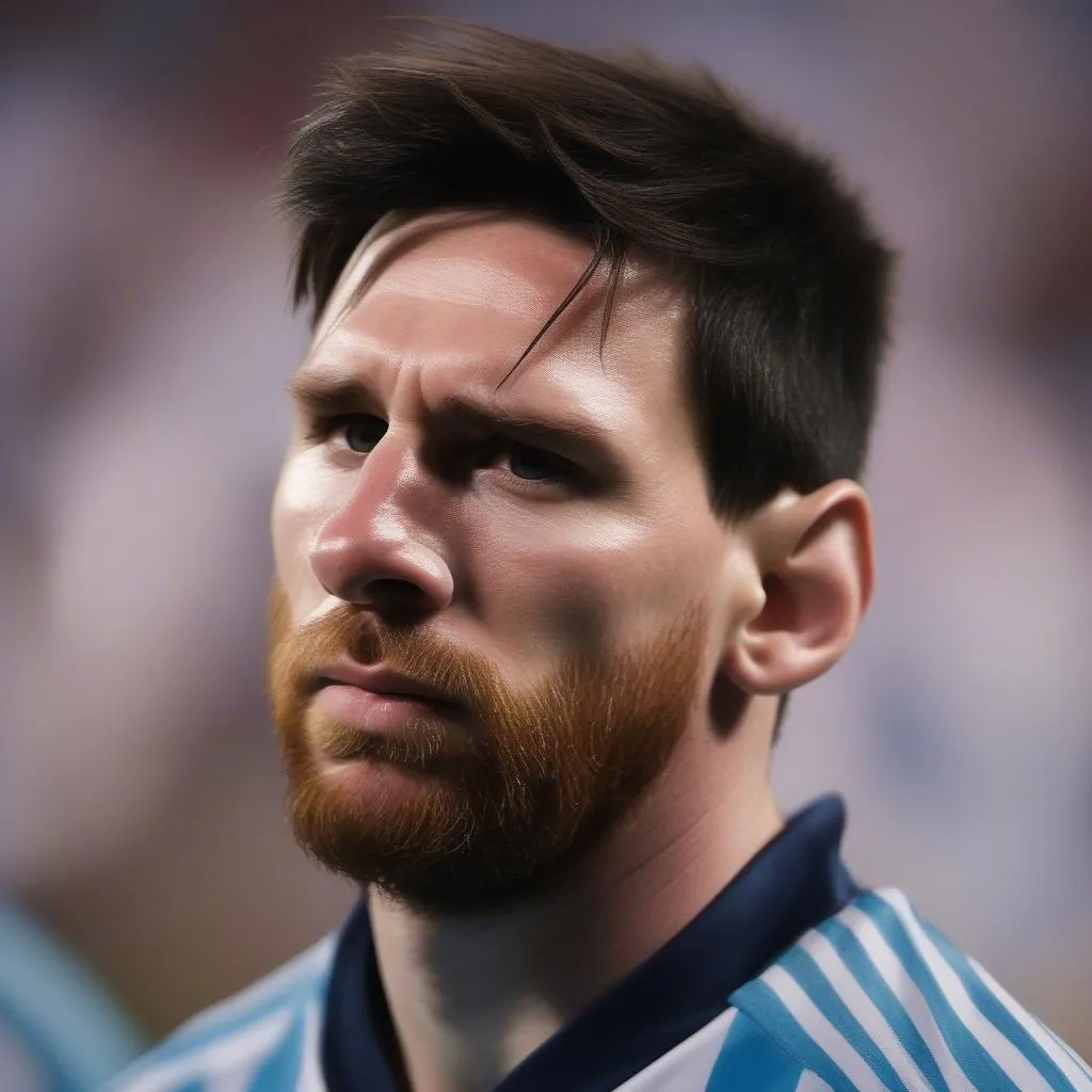 Hình Ảnh Messi Buồn Thua Trận