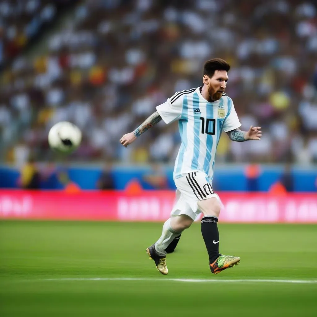 Hình ảnh Lionel Messi đẹp nhất trong trận đấu