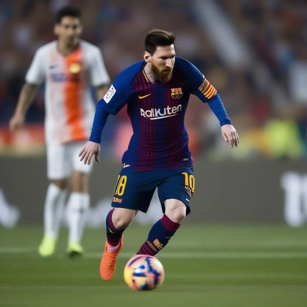 Lionel Messi thực hiện những pha bóng đẹp nhất