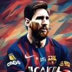 Hình nền full HD 1920x1080 Messi với hình ảnh tượng tượng