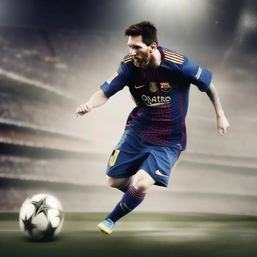 Hình nền Messi: Khoảnh khắc tỏa sáng trên sân cỏ