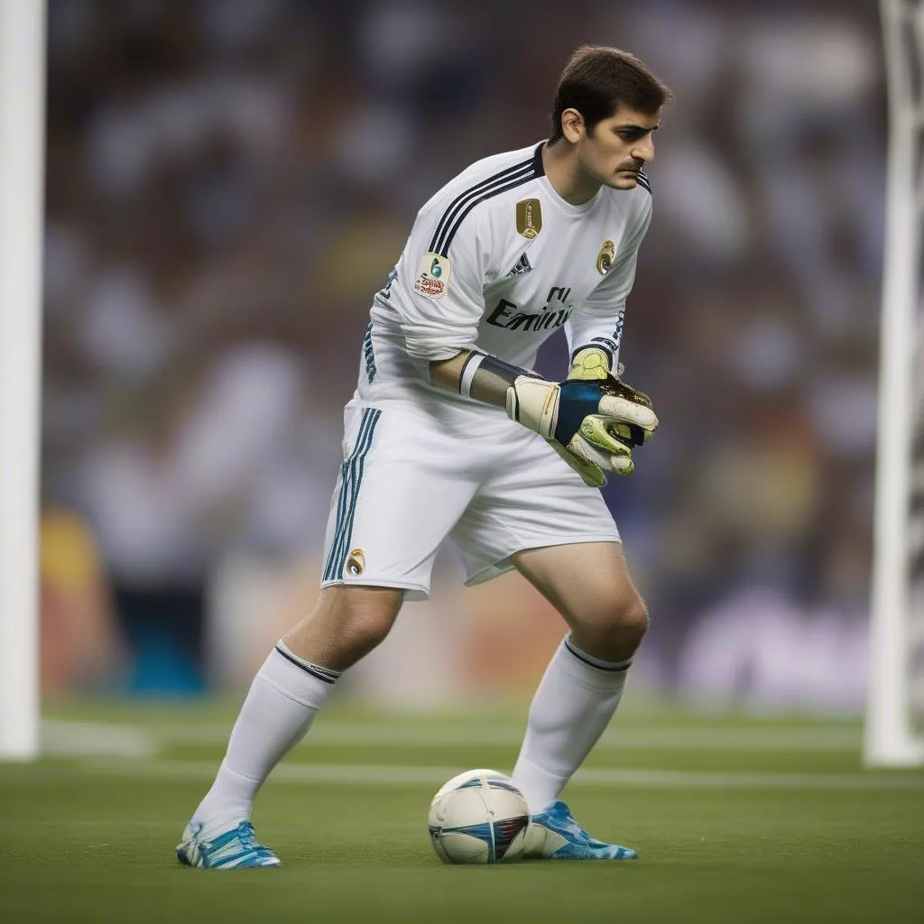 Iker Casillas, thủ môn huyền thoại của Real Madrid, đã cống hiến cho đội bóng gần 2 thập kỷ