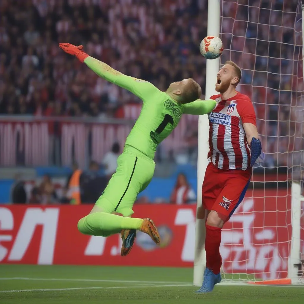 Jan Oblak thủ môn Atletico Madrid