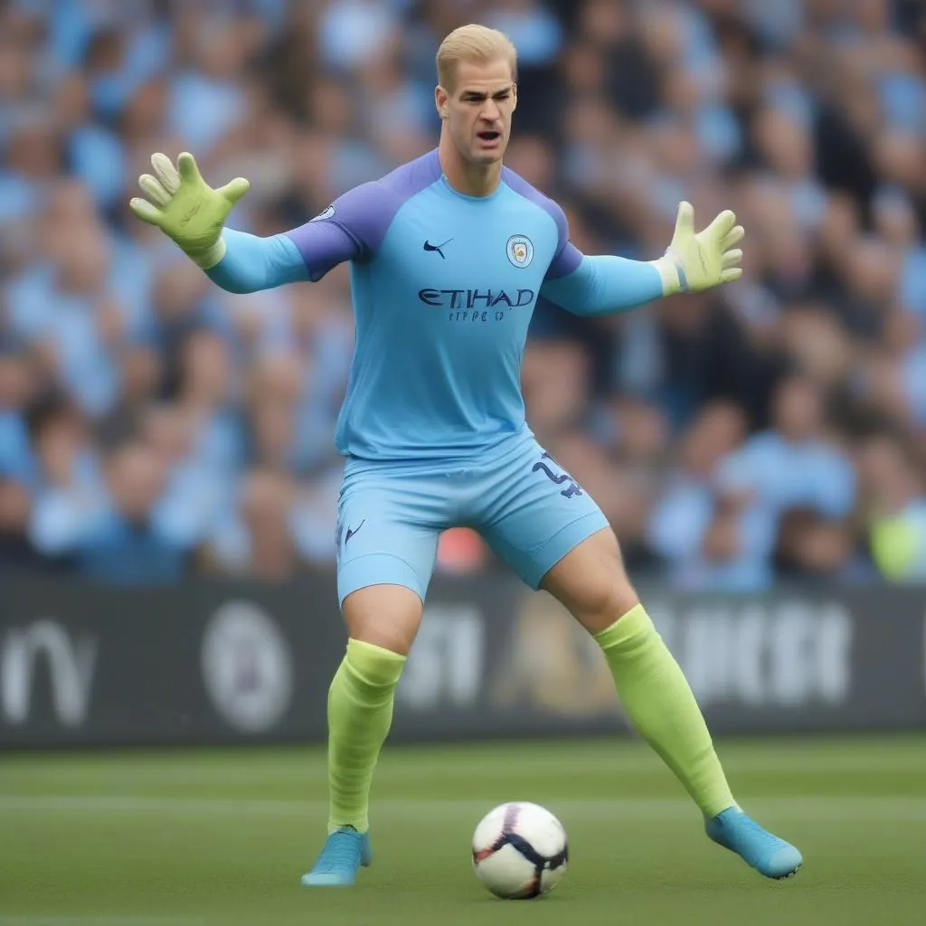 Joe Hart, thủ môn Man City 2016