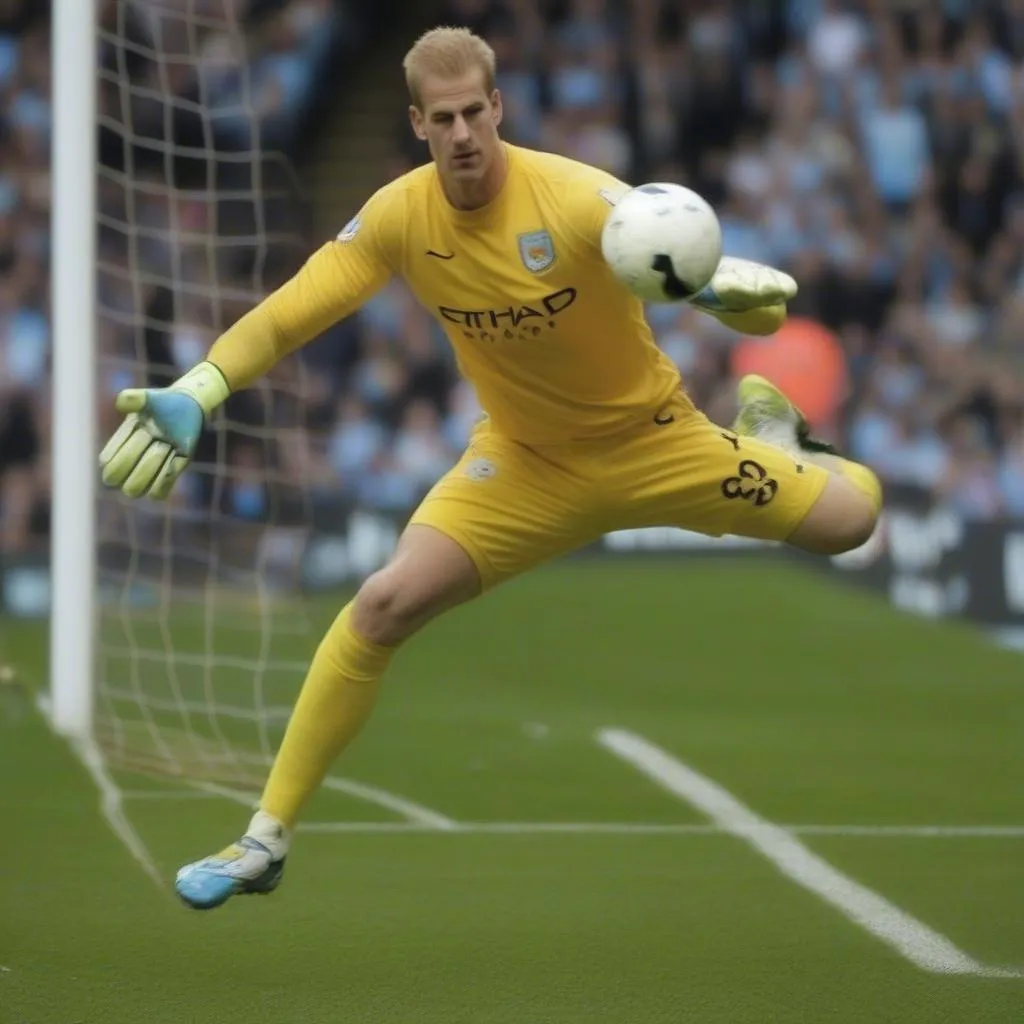 Joe Hart, thủ môn Man City 2012, người hùng của đội bóng