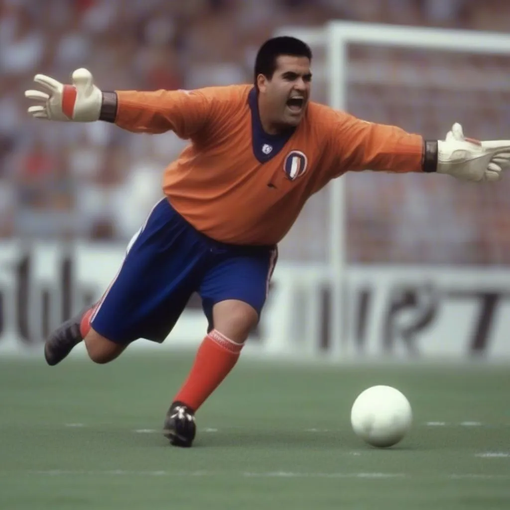 Jose Luis Chilavert - Thủ môn ghi bàn sau khi cản phạt đền